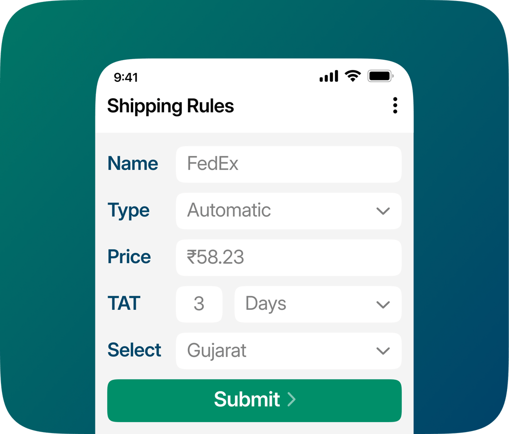 Automated Smart Courier Rules