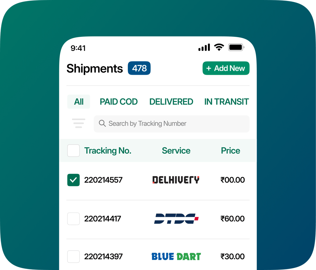 Real-Time Rate & Cost Comparison